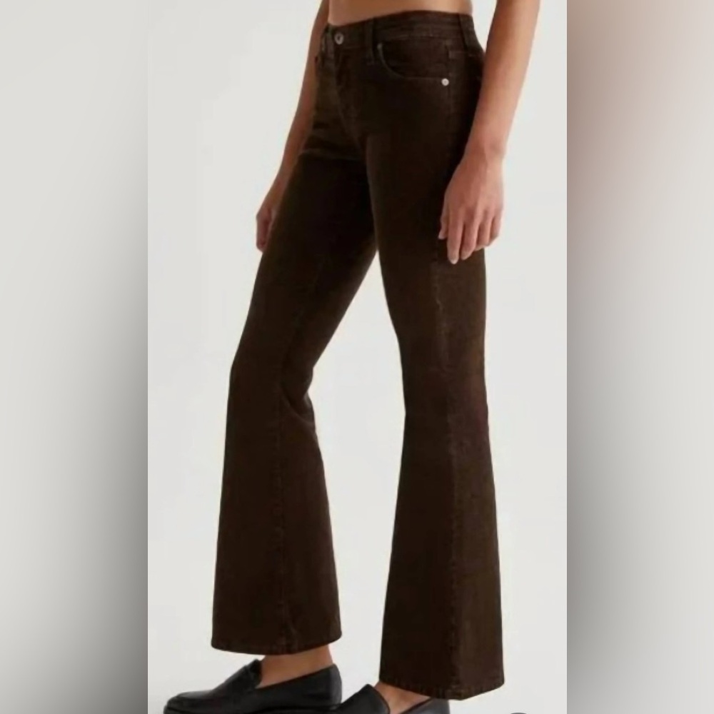 Ag Adriano Goldschmied Brown Boot Cut Flared Pants